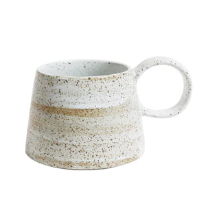 1 x Ceylon Mug - White Brush